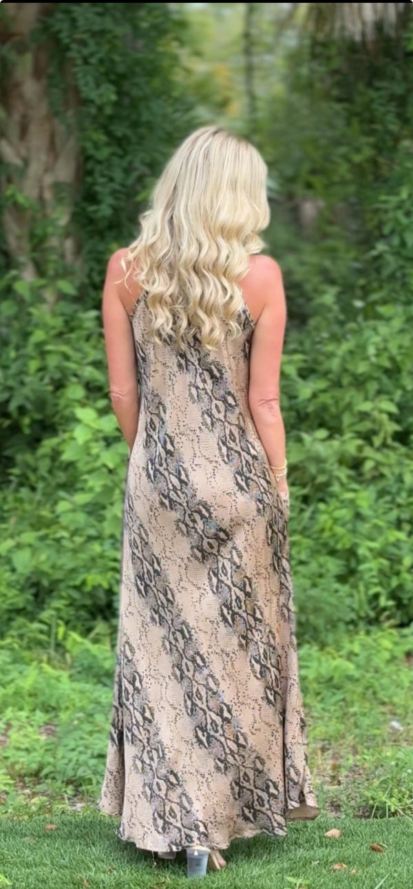 Adelaide Halter Maxi Dress