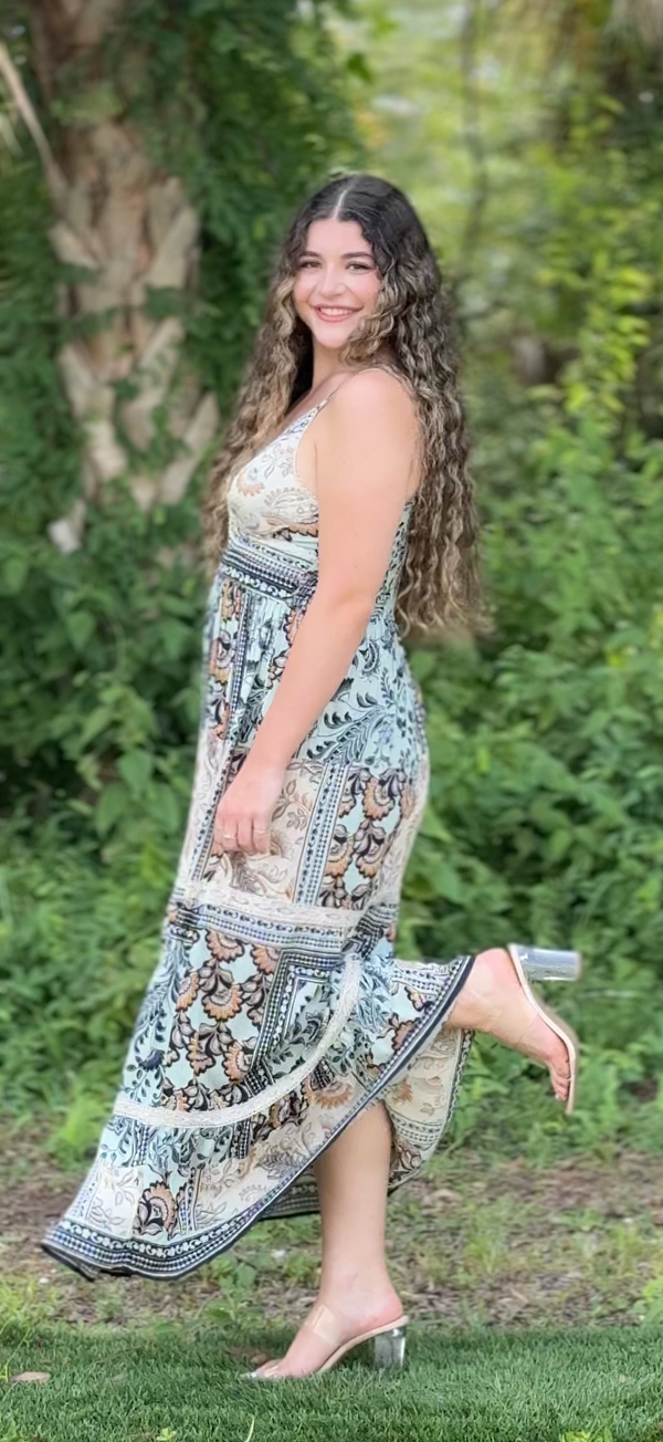 Mint Breeze Maxi Dress