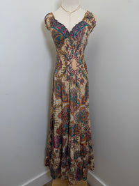 Boho Cinch Maxi Dress - Multiple Patterns Available