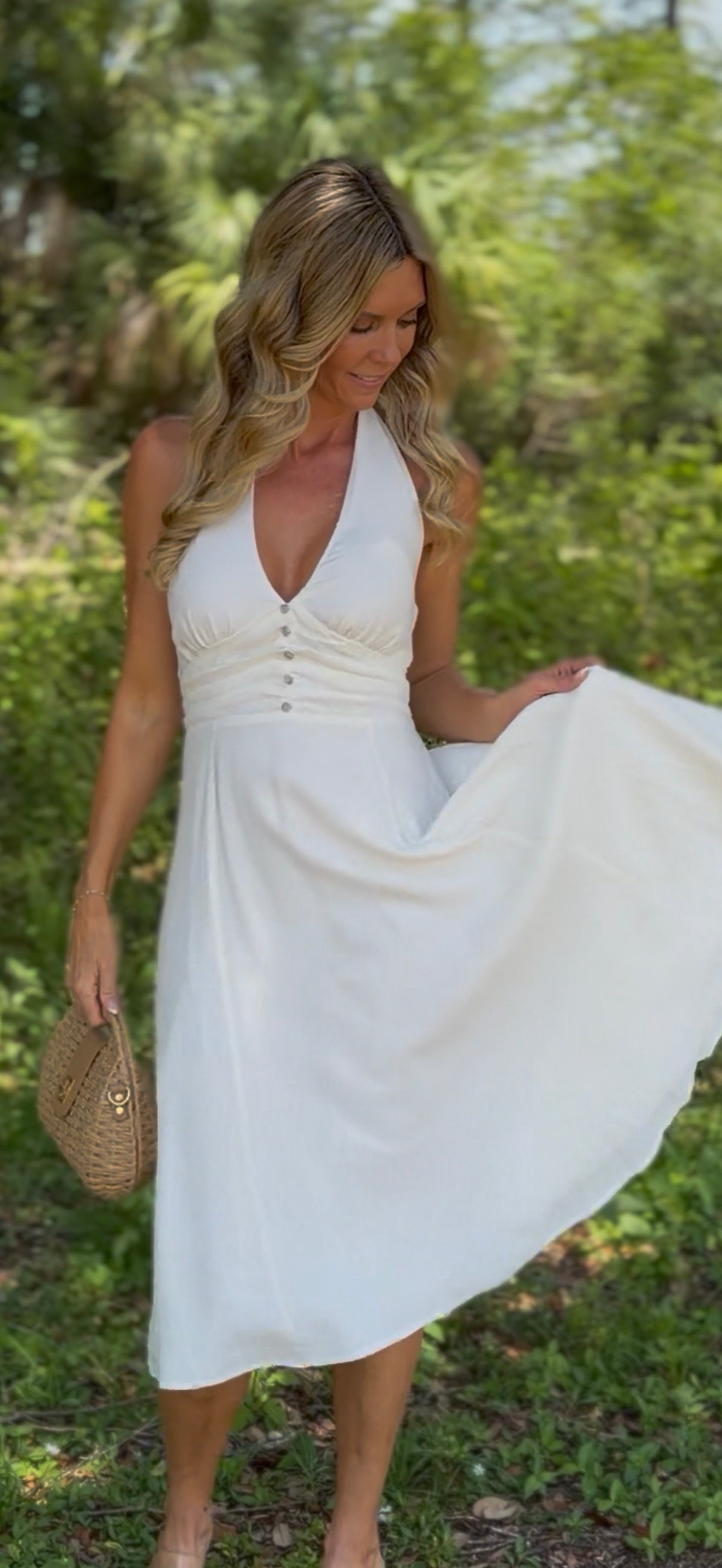 Elaria Halter Dress