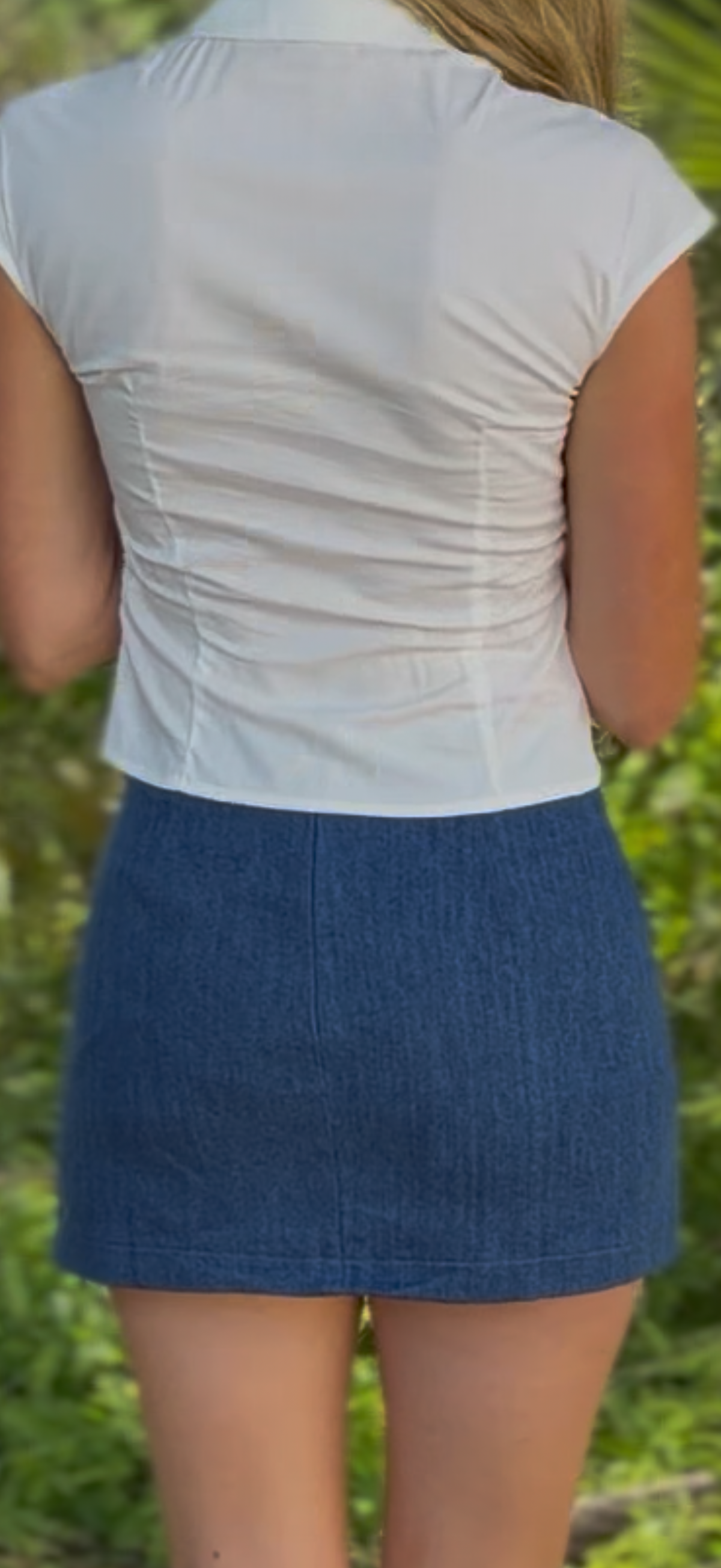 Tabitha Skort - Denim/Black