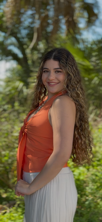 Tate Halter Top - Orange