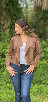 Sara Suede Jacket