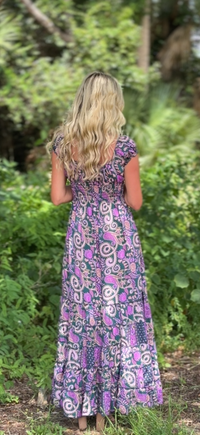 Boho Cinch Maxi Dress-Assorted Colors/Patterns