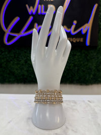 Memory Wire Beaded Bracelets