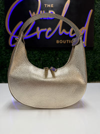 Leather Half Moon Bag - Multi Colors
