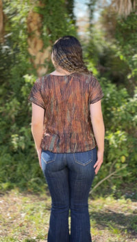 Saffron Shimmer Top