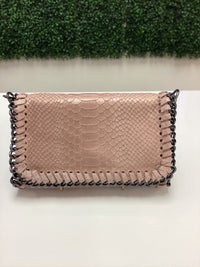 Purse-Leather Crossbody Clutch