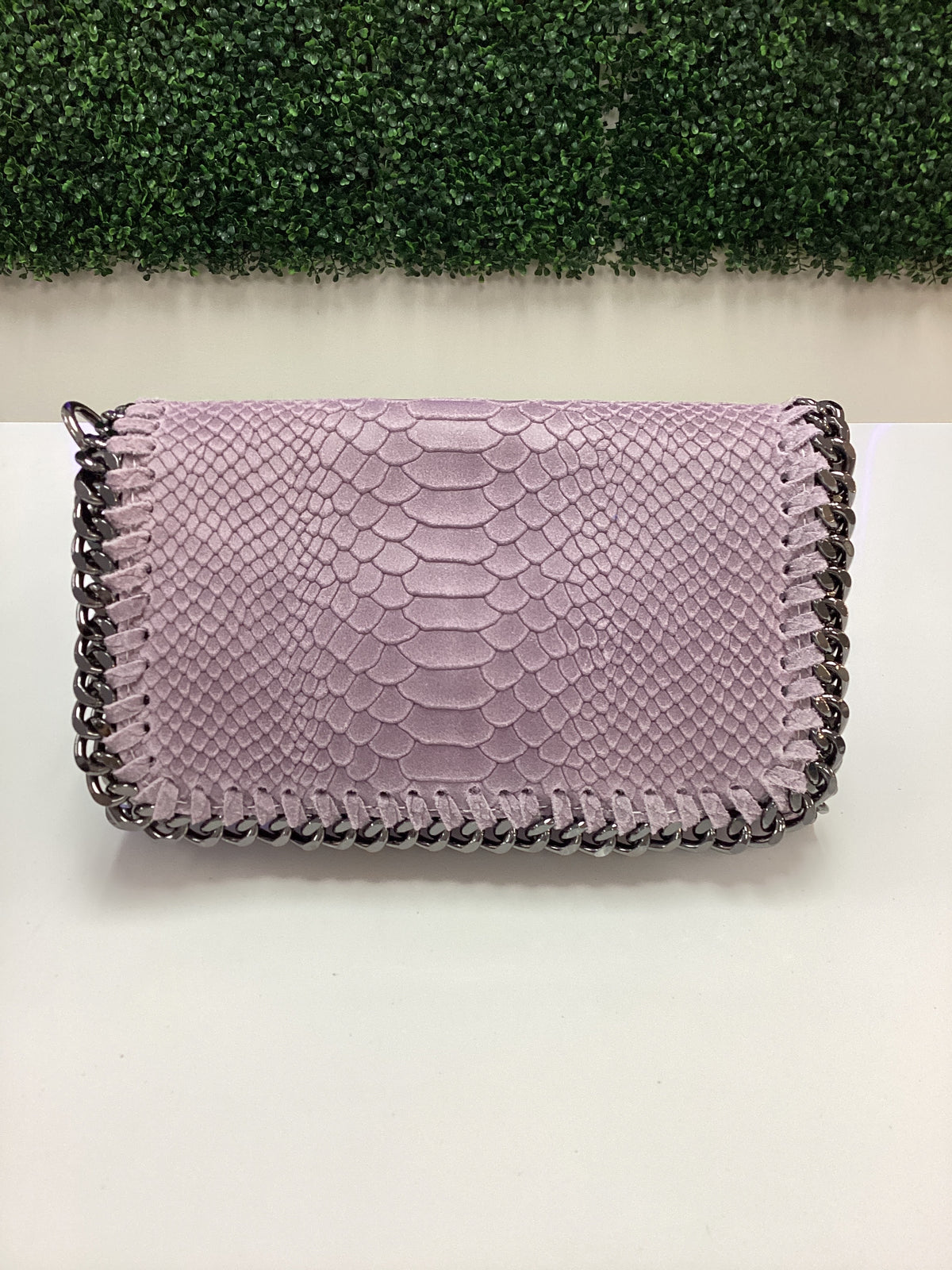 Purse-Leather Crossbody Clutch