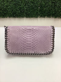 Purse-Leather Crossbody Clutch