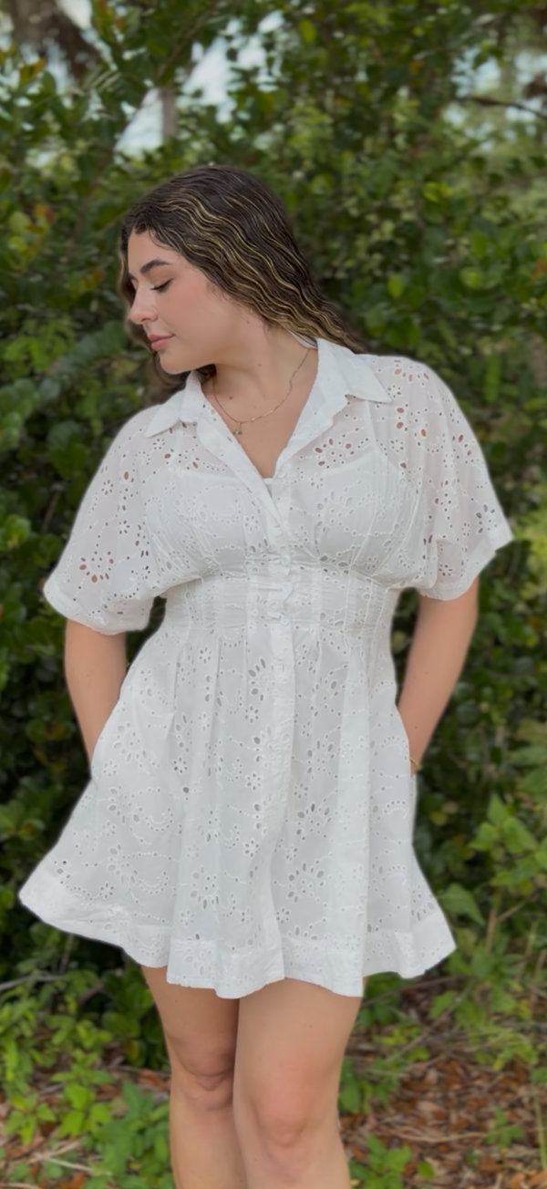 Liona Eyelet Dress
