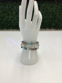 Bracelets Beaded Crystal Stack-Various Colors