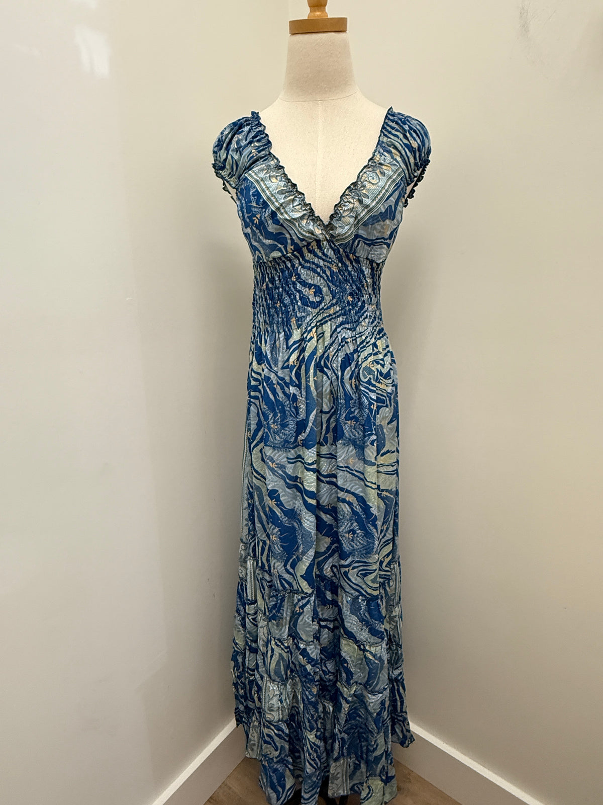 Boho Cinch Maxi Dress-Assorted Colors/Patterns