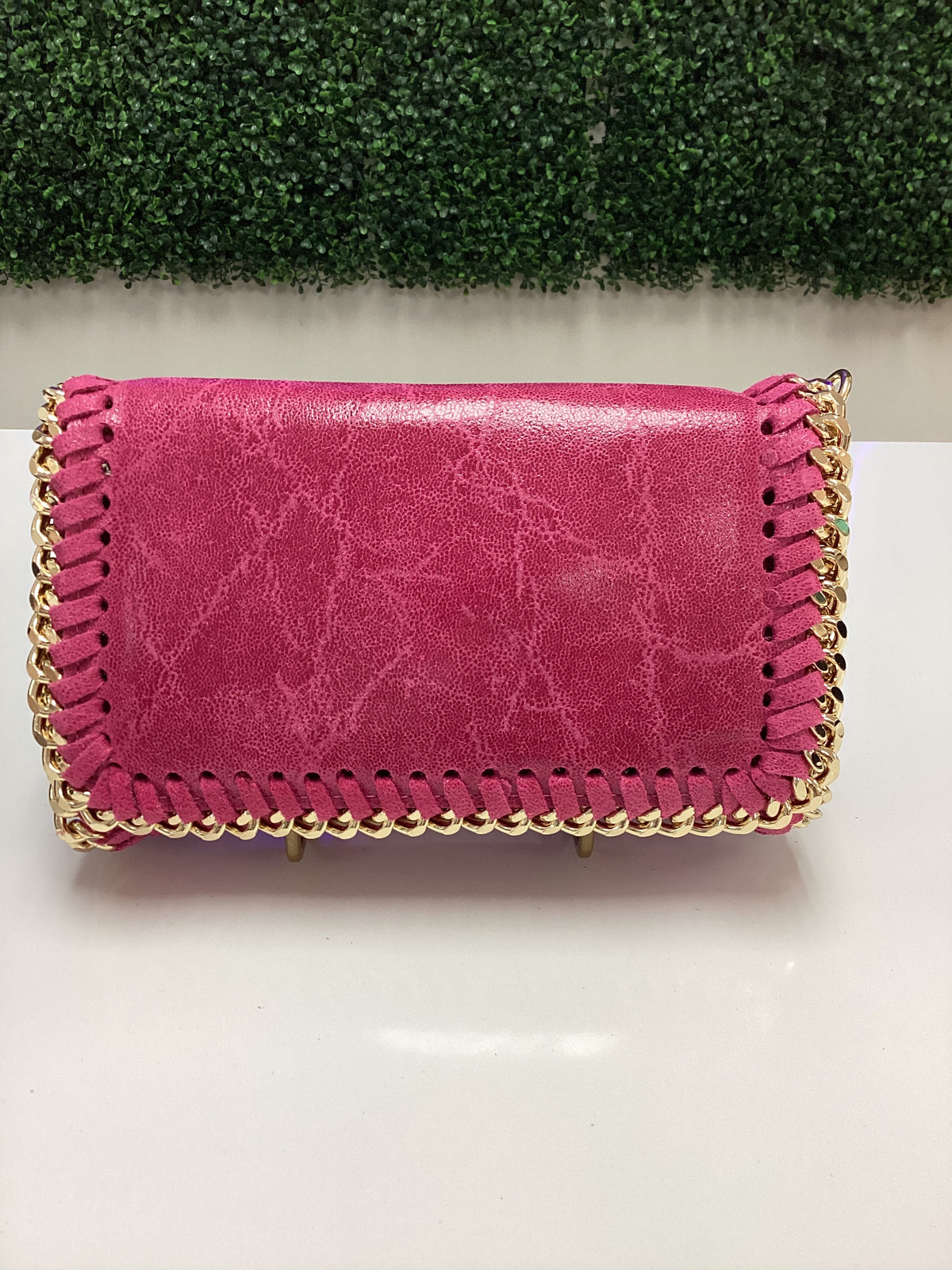 Purse-Leather Crossbody Clutch