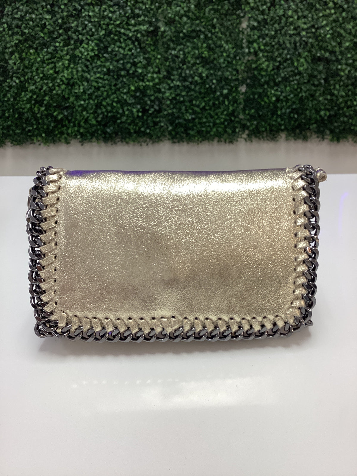 Purse-Leather Crossbody Clutch