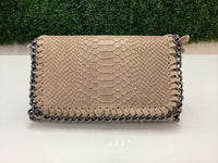 Purse-Leather Crossbody Clutch