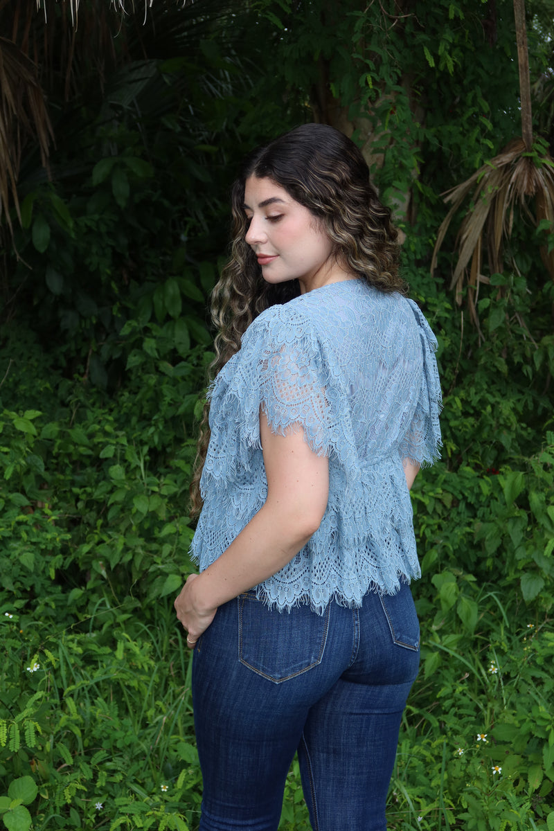 Gracie Lace Top