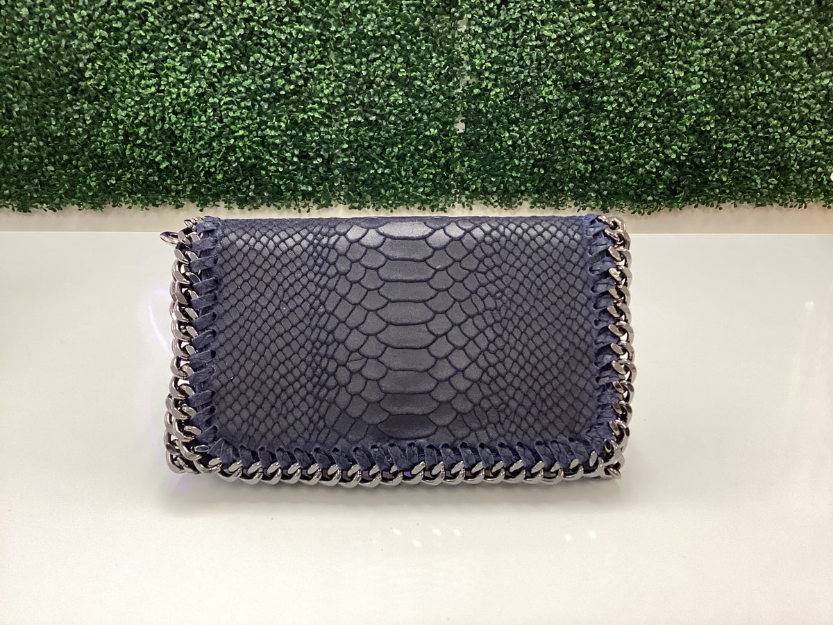 Purse-Leather Crossbody Clutch