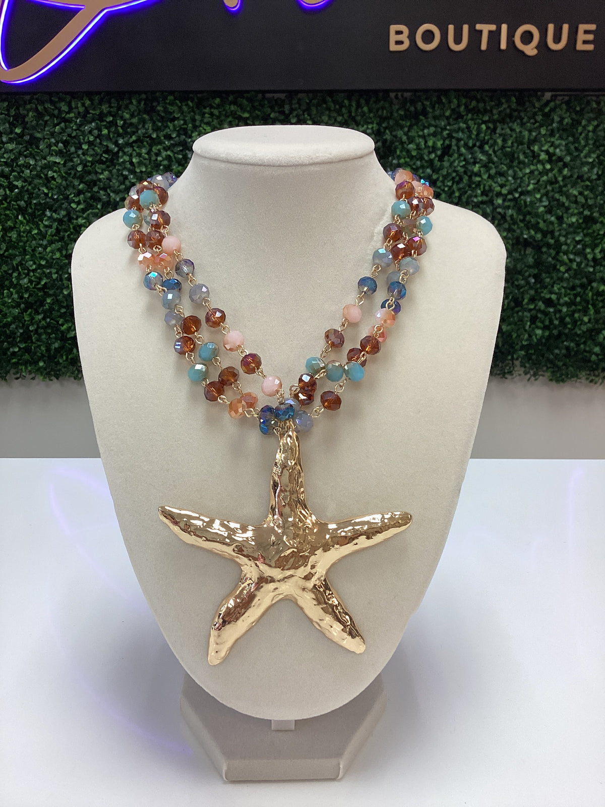 Tropical Statement Necklace