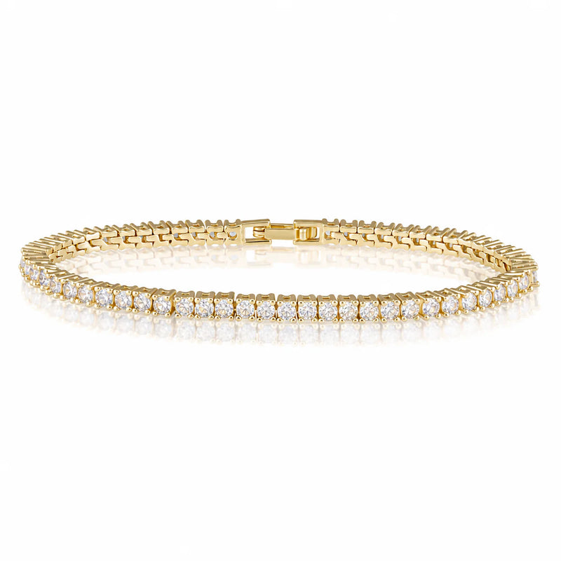 Karla Tennis Bracelet - Gold