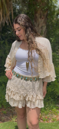Pamela Lace Mini Skort
