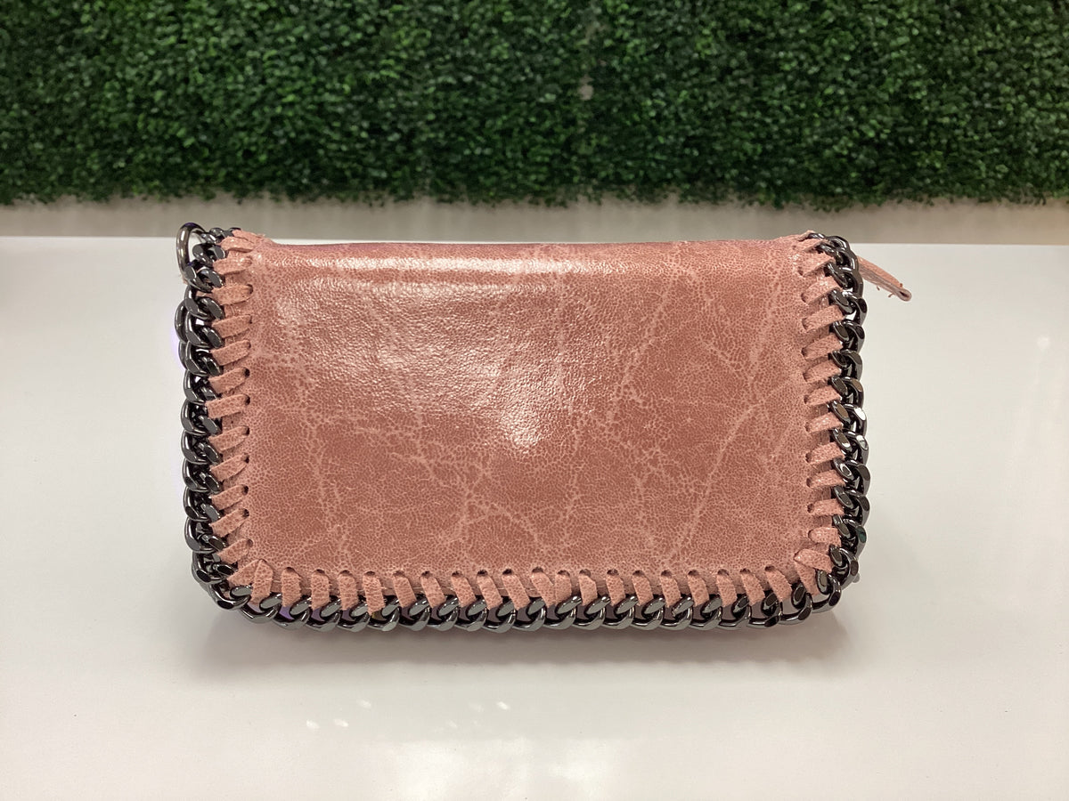 Purse-Leather Crossbody Clutch