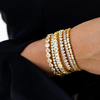 Karla Tennis Bracelet - Gold