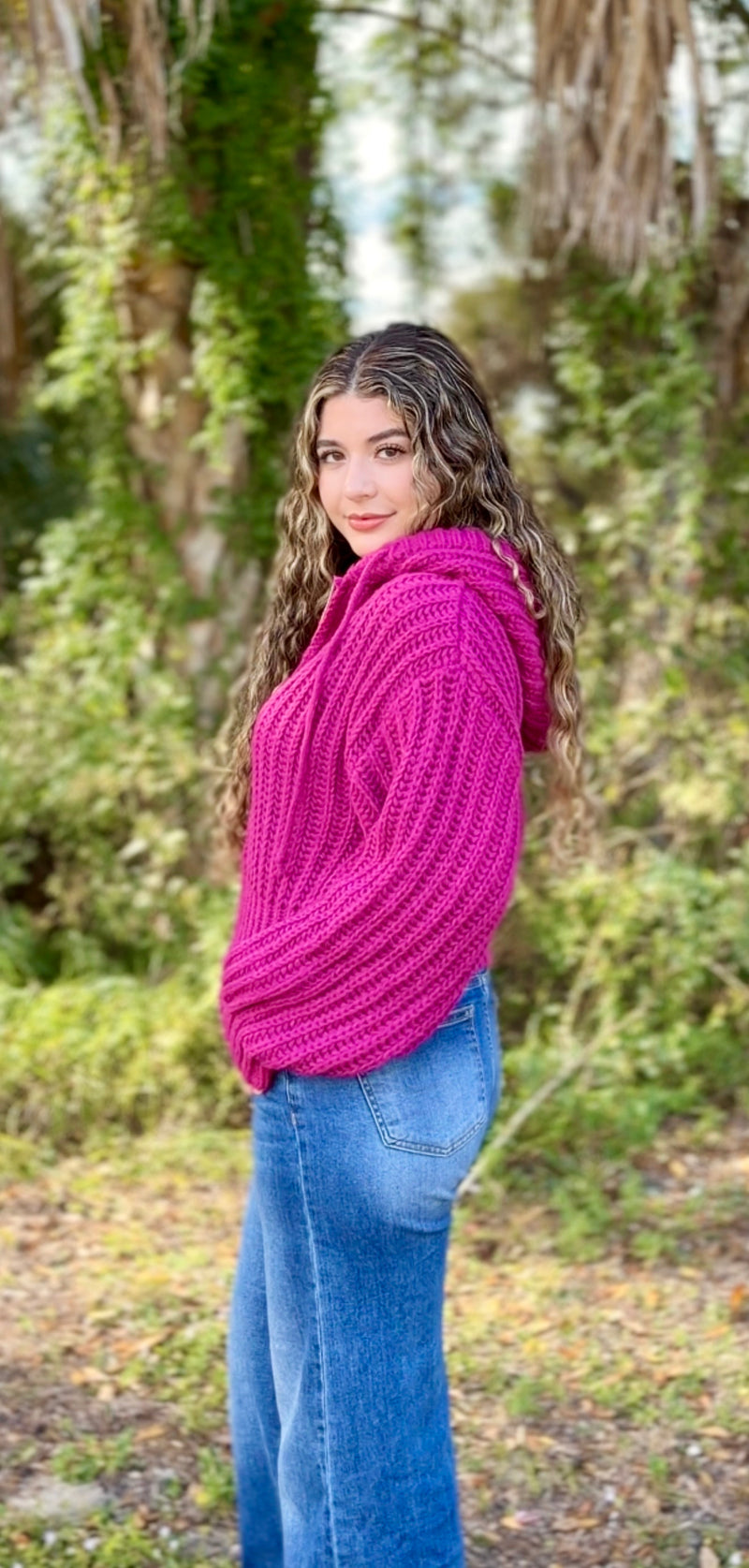 Piper Zip Knit Hoodie