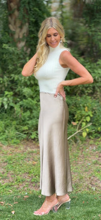 Radiance Satin Skirt