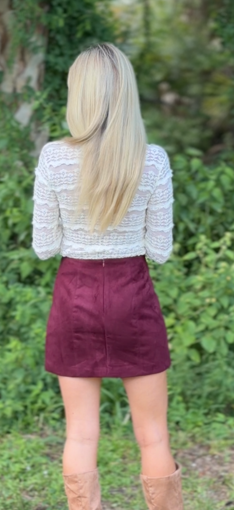 Marlowe Suede Skirt