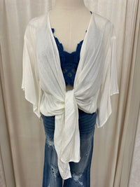 Kimmie Cardigan- White