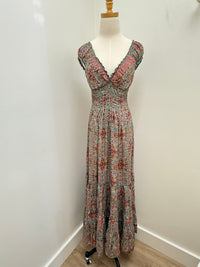 Boho Cinch Maxi Dress-Assorted Colors/Patterns