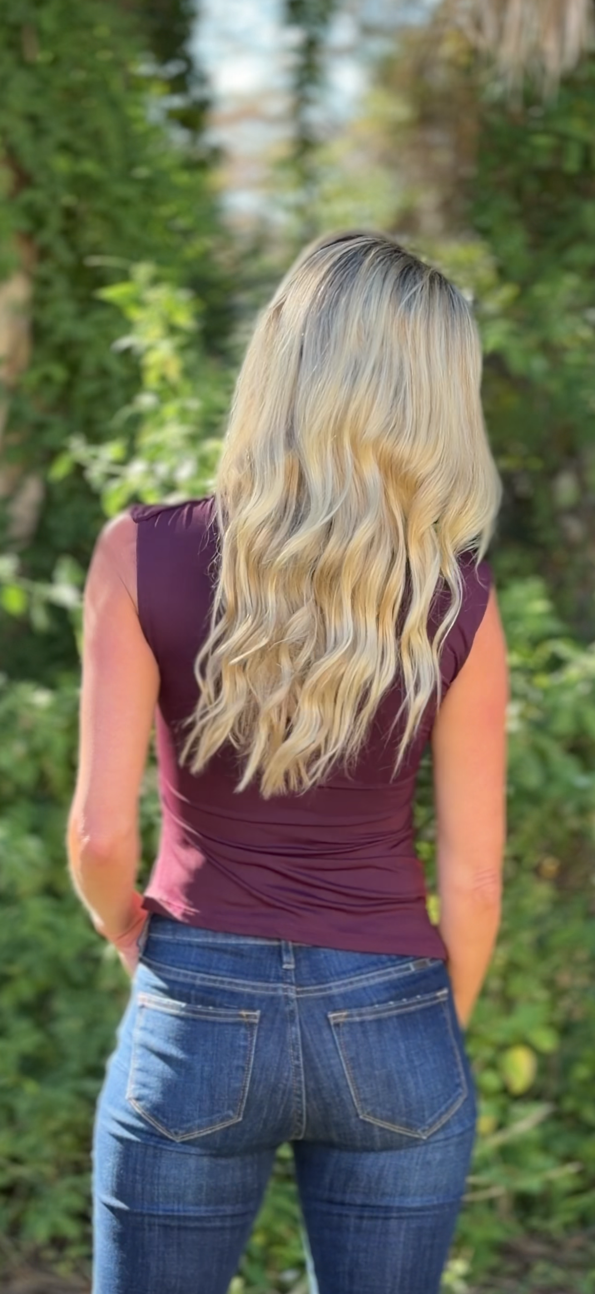 Whitney Lace Top-Wine/Cream/Cocoa