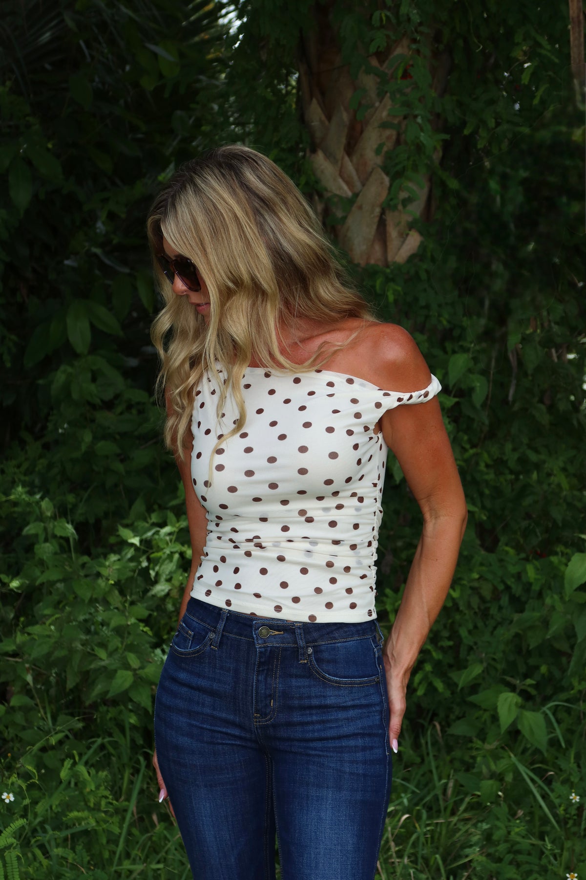 Winnie Polka Dot Top