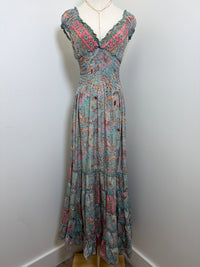 Boho Cinch Maxi Dress - Multiple Patterns Available