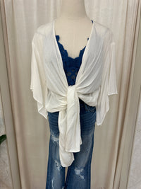 Kimmie Cardigan- White