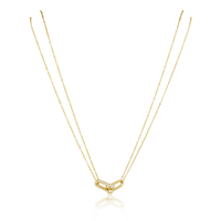 U Link Pave Necklace