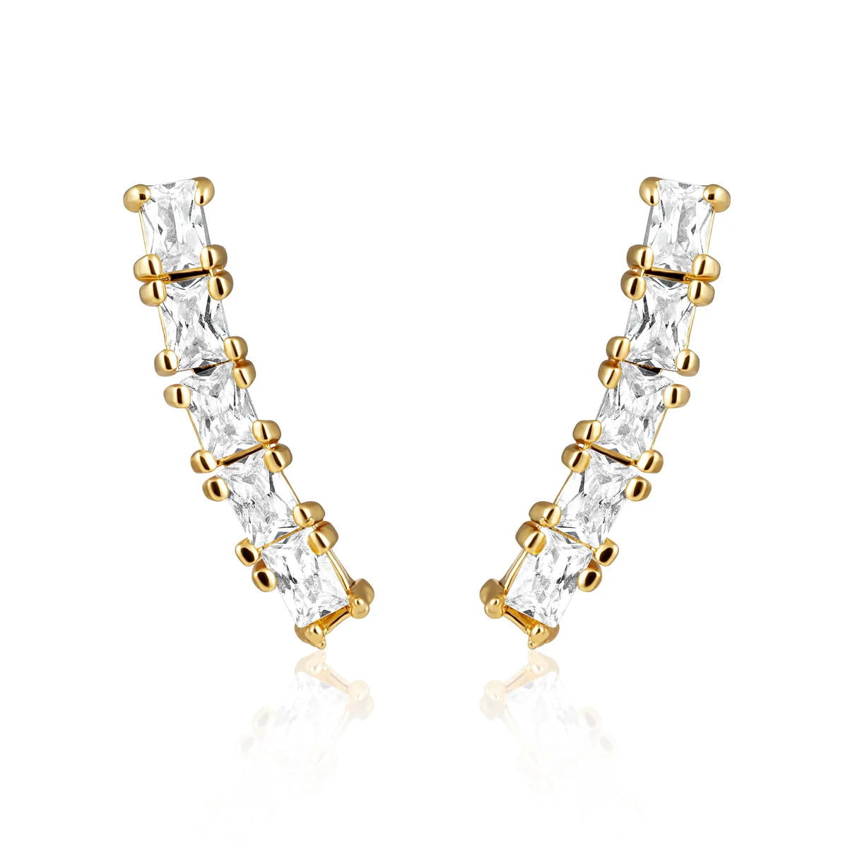 Millie Bar Studs - Gold