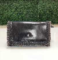 Purse-Leather Crossbody Clutch