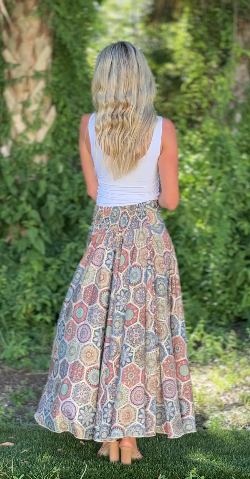 Mosaic Maxi Skirt