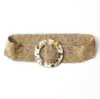 Beaded Stretch  Belts - Multi