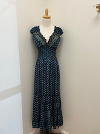 Boho Cinch Maxi Dresses - Multi Colors
