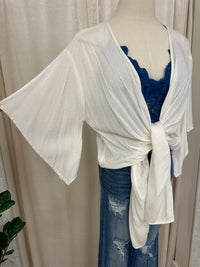 Kimmie Cardigan- White