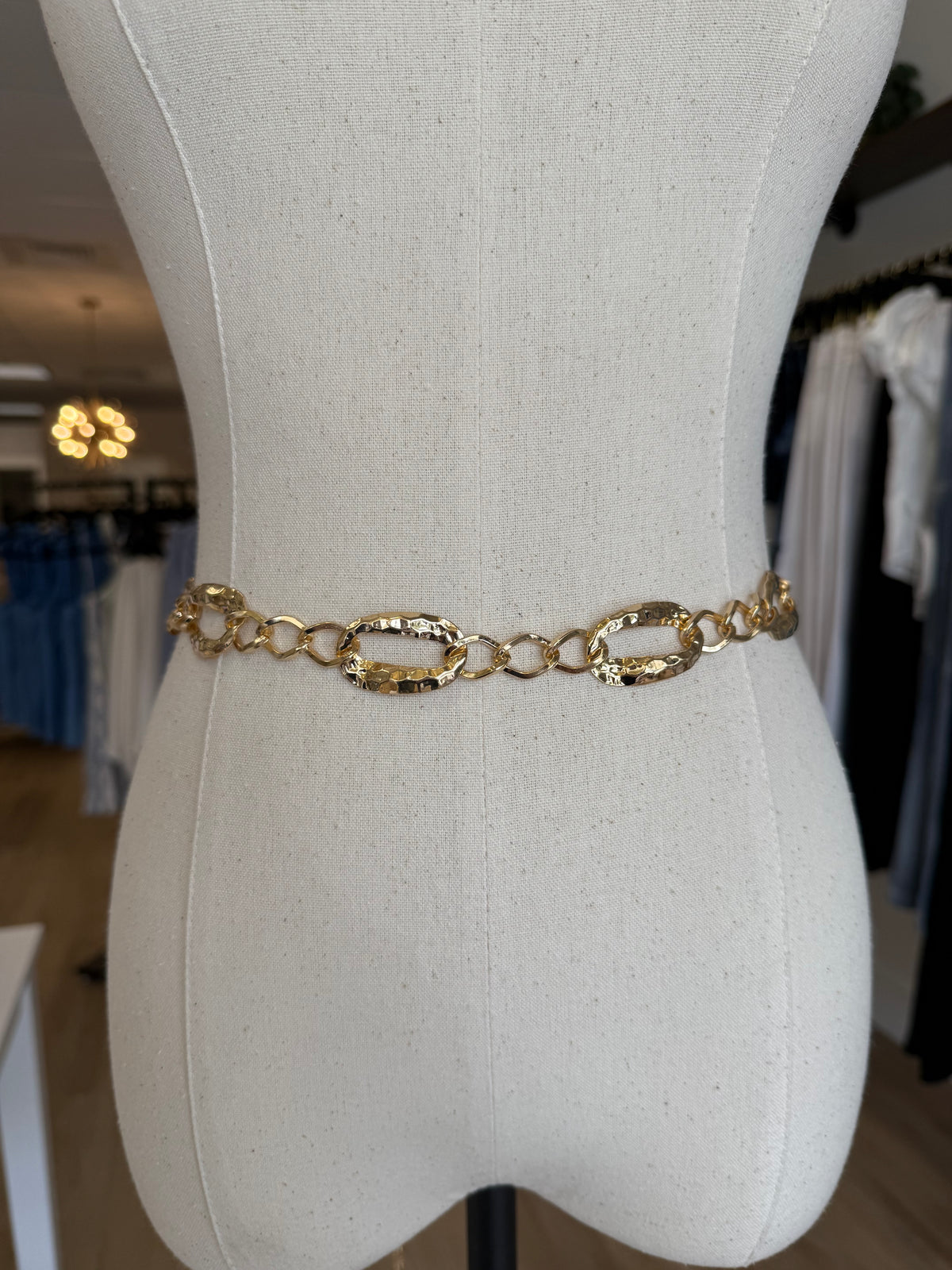 Golden Link Chain Belt