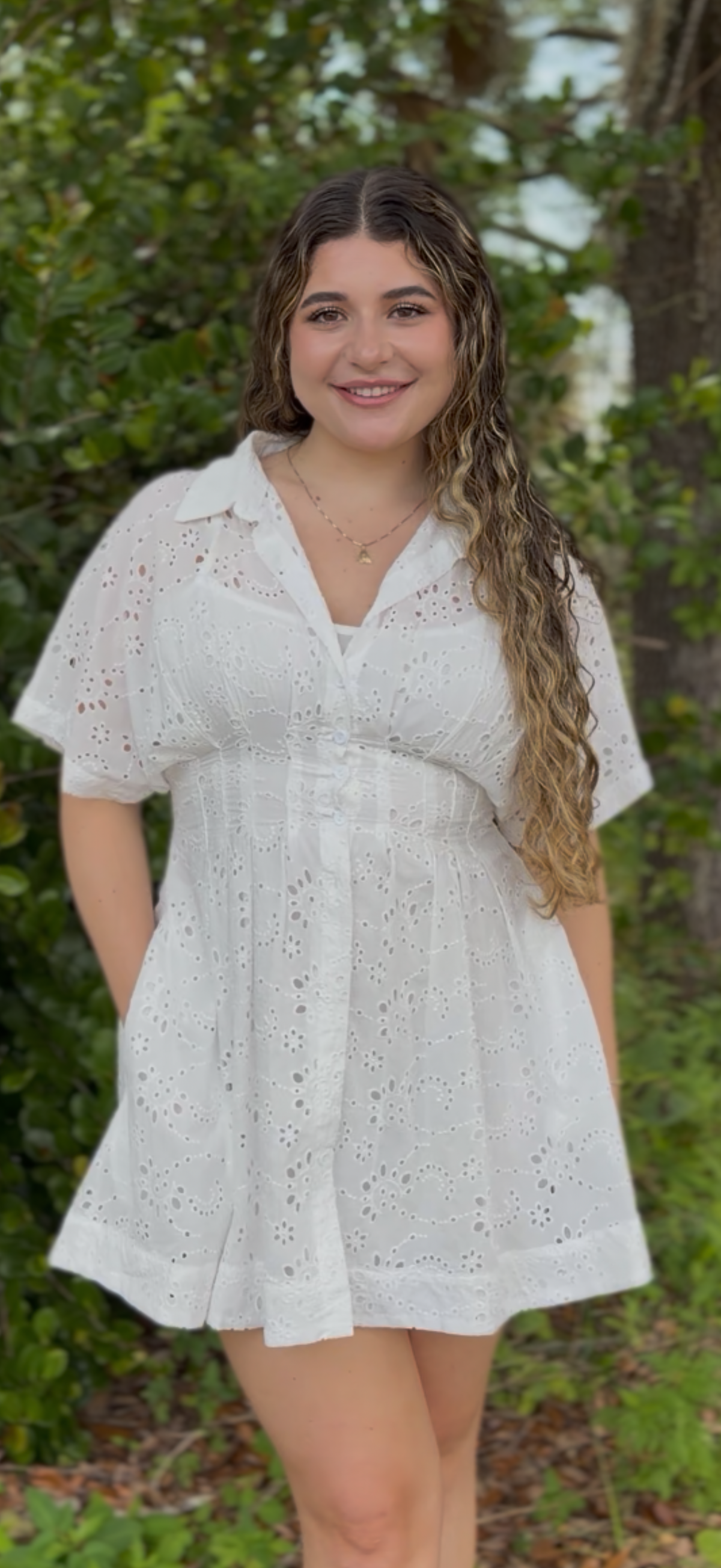 Liona Eyelet Dress