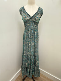 Boho Cinch Maxi Dress-Assorted Colors/Patterns