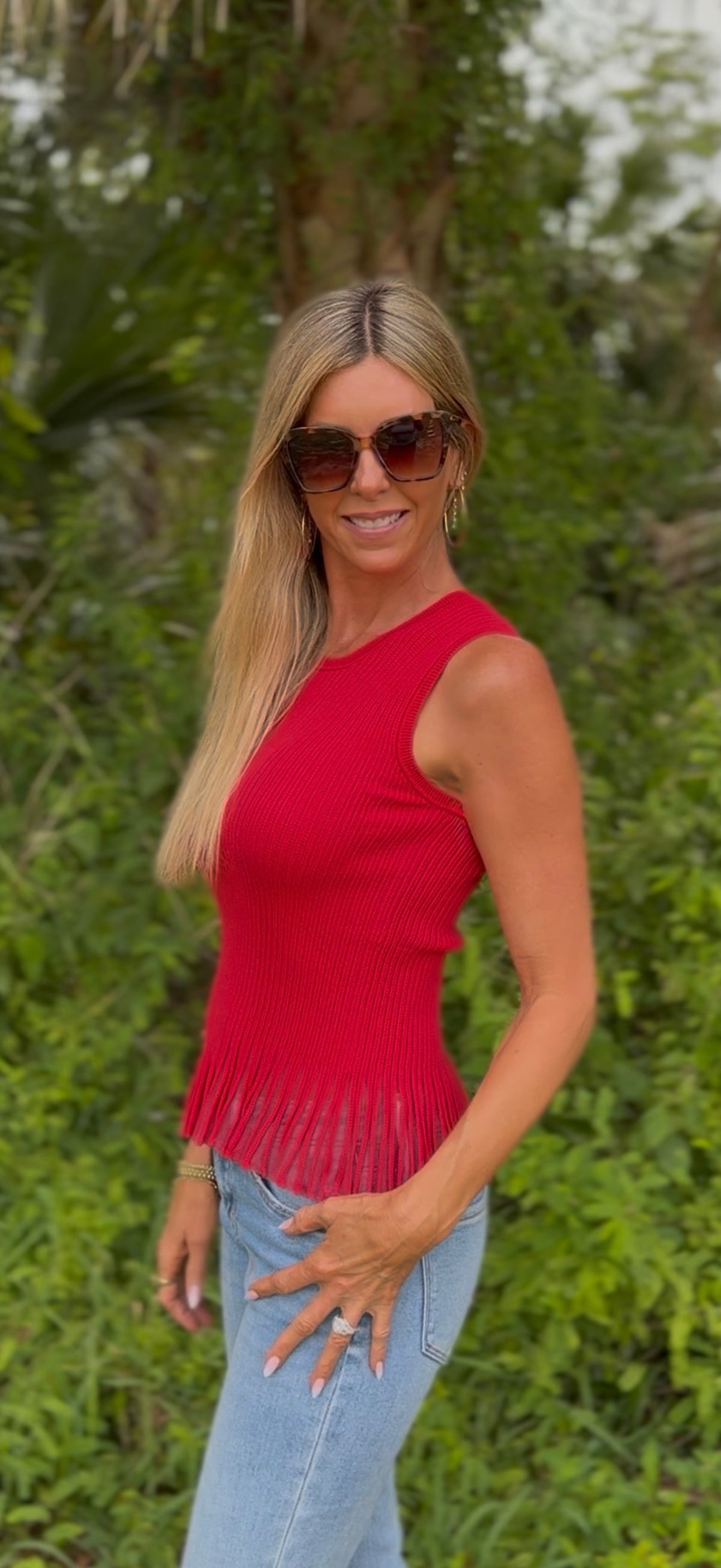 Ruby Peplum Top