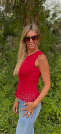 Ruby Peplum Top