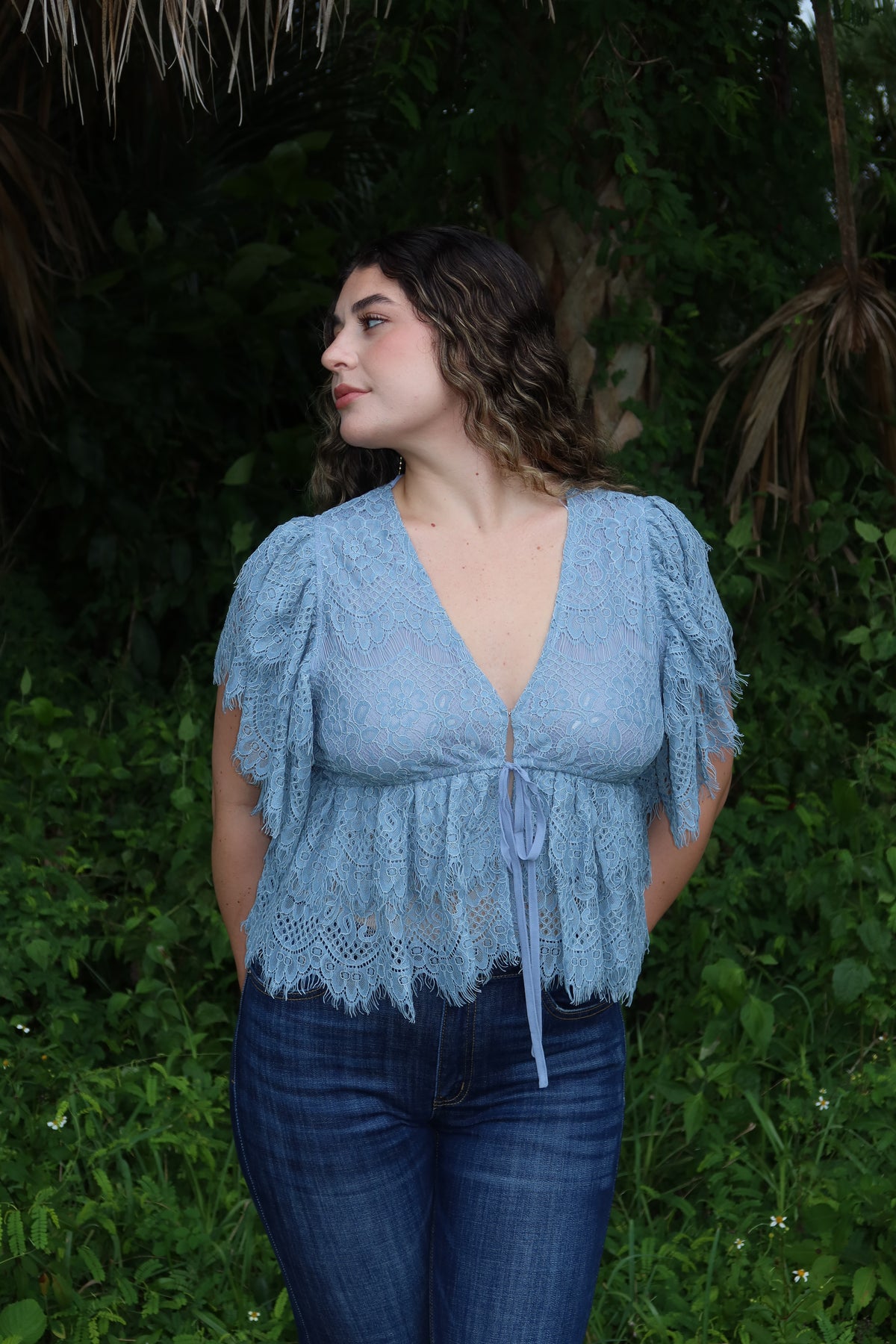 Gracie Lace Top