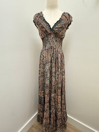 Boho Cinch Maxi Dress-Assorted Colors/Patterns